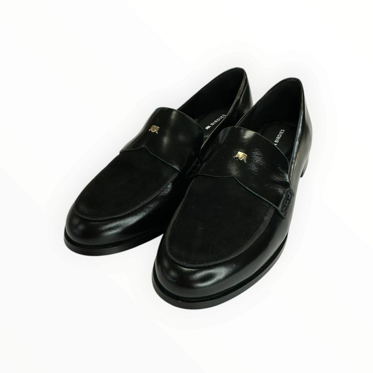 BIRDIES Black Licorice The Starling 20 Leather Loafer Size 8