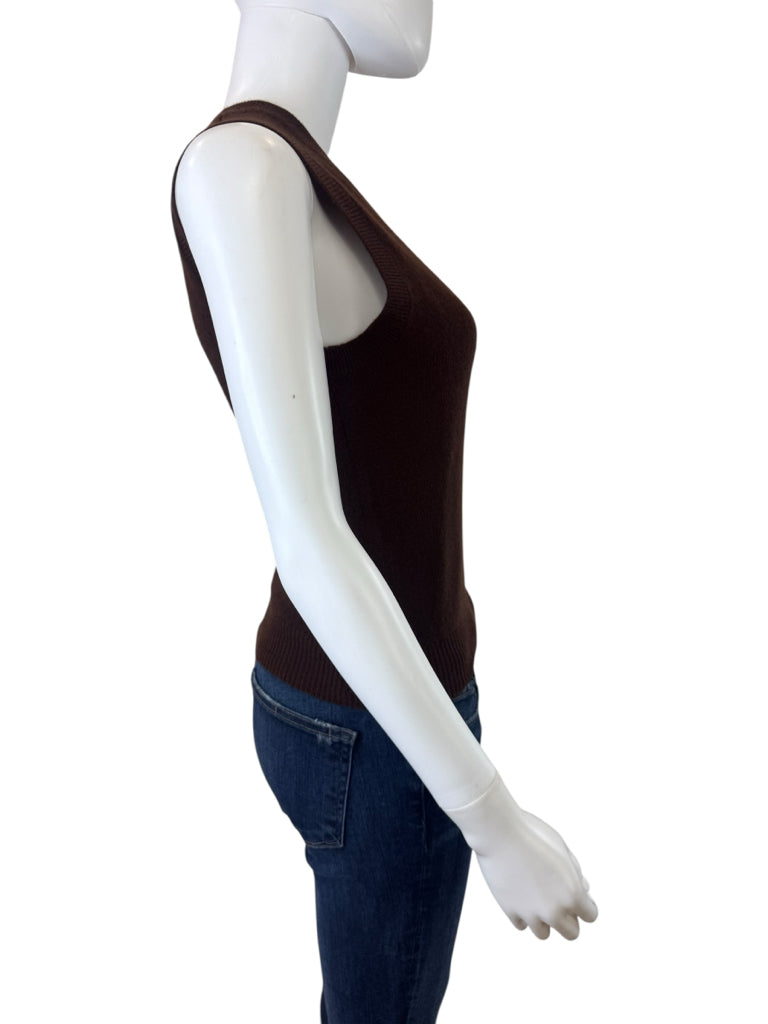 DOEN NWT Brown Cashmere Damia Sweater Vest Size XS