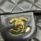 CHANEL vintage Black Medium Classic Designer Handbag