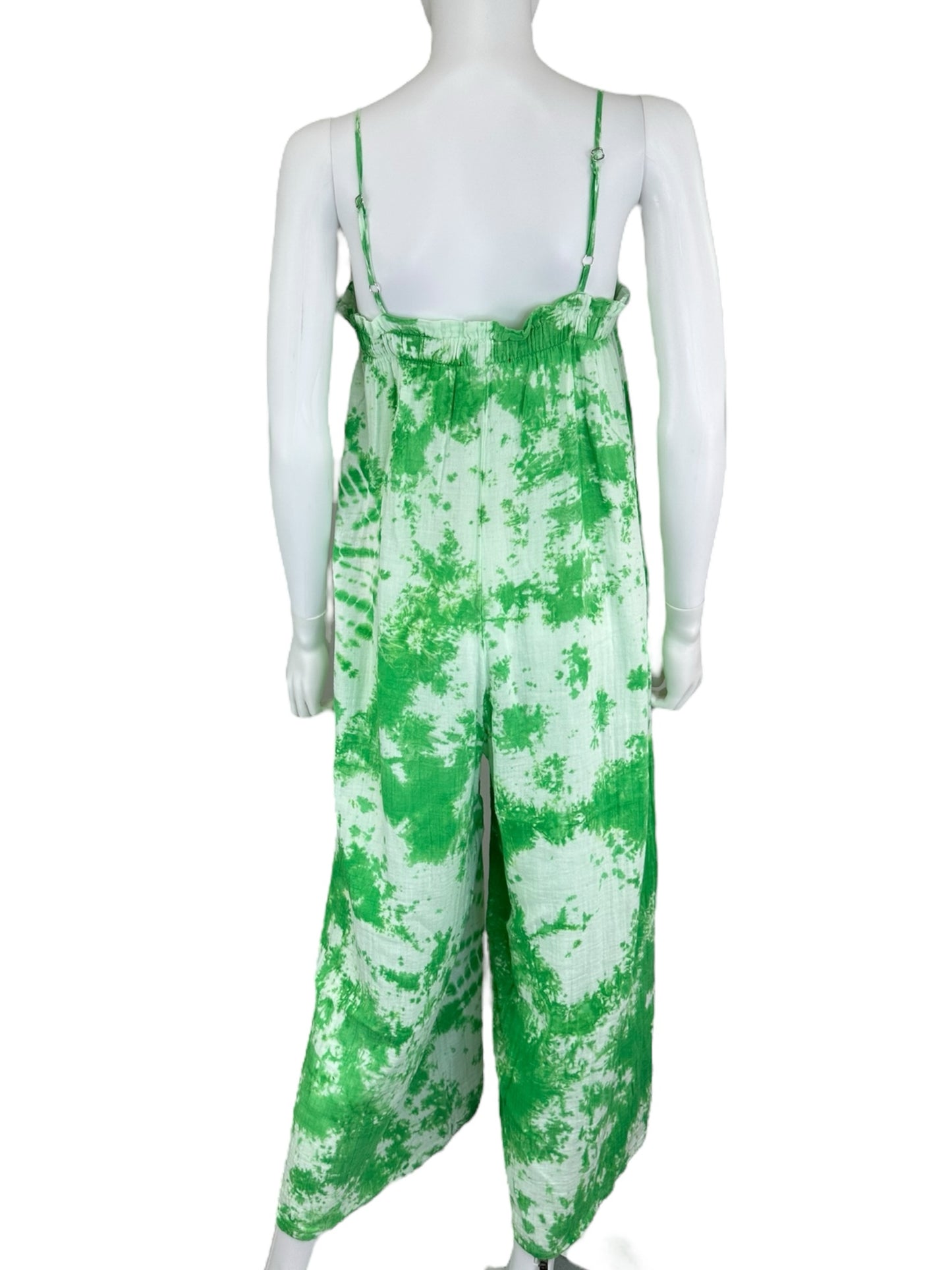 stark Green Tie-Dye Pants Jumpsuit Size M