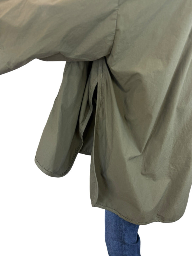 Toast x Lavenham Olive Hooded Poncho Size O/S