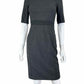 ANTONIO MELANI Black Tweed Mini Dress Size 0 BASE