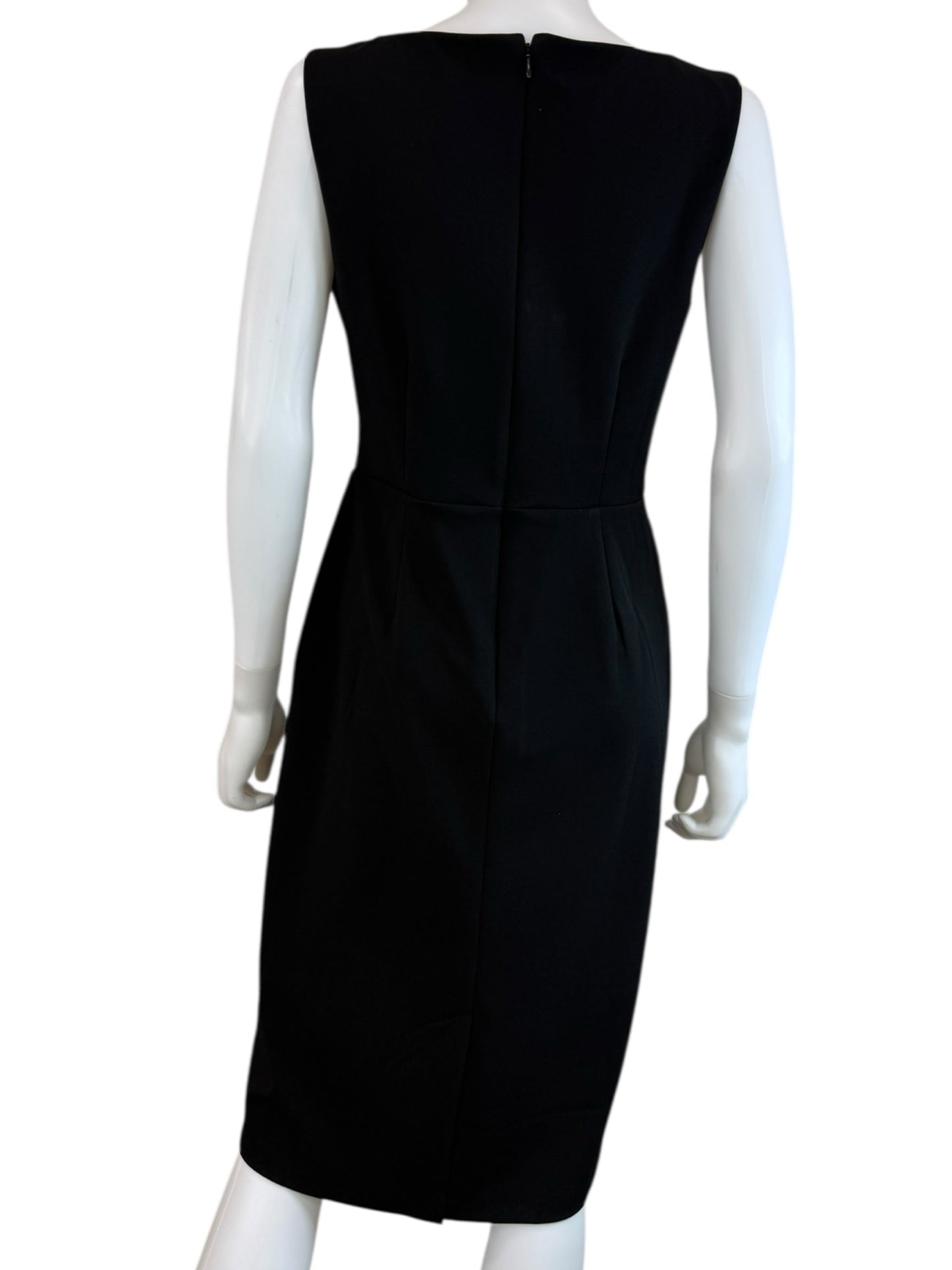 Talbots Black Cocktail Midi Dress Size 6