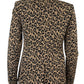 BANANA REPUBLIC Brown Leopard Print Blazer Size 4