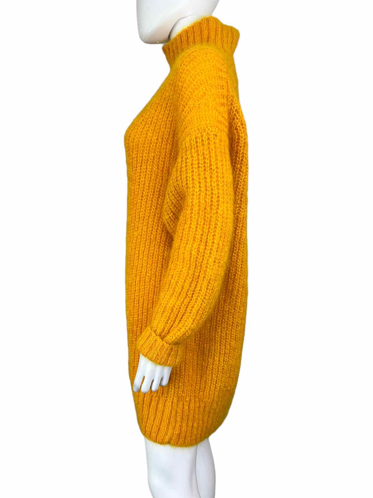 COS NWT Yellow Mohair Sweater Dress Size S