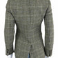 Vintage Houndstooth Gray Blazer Size XS