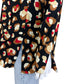 JUDE CONNALLY Black Retro Leopard Print Top Size M