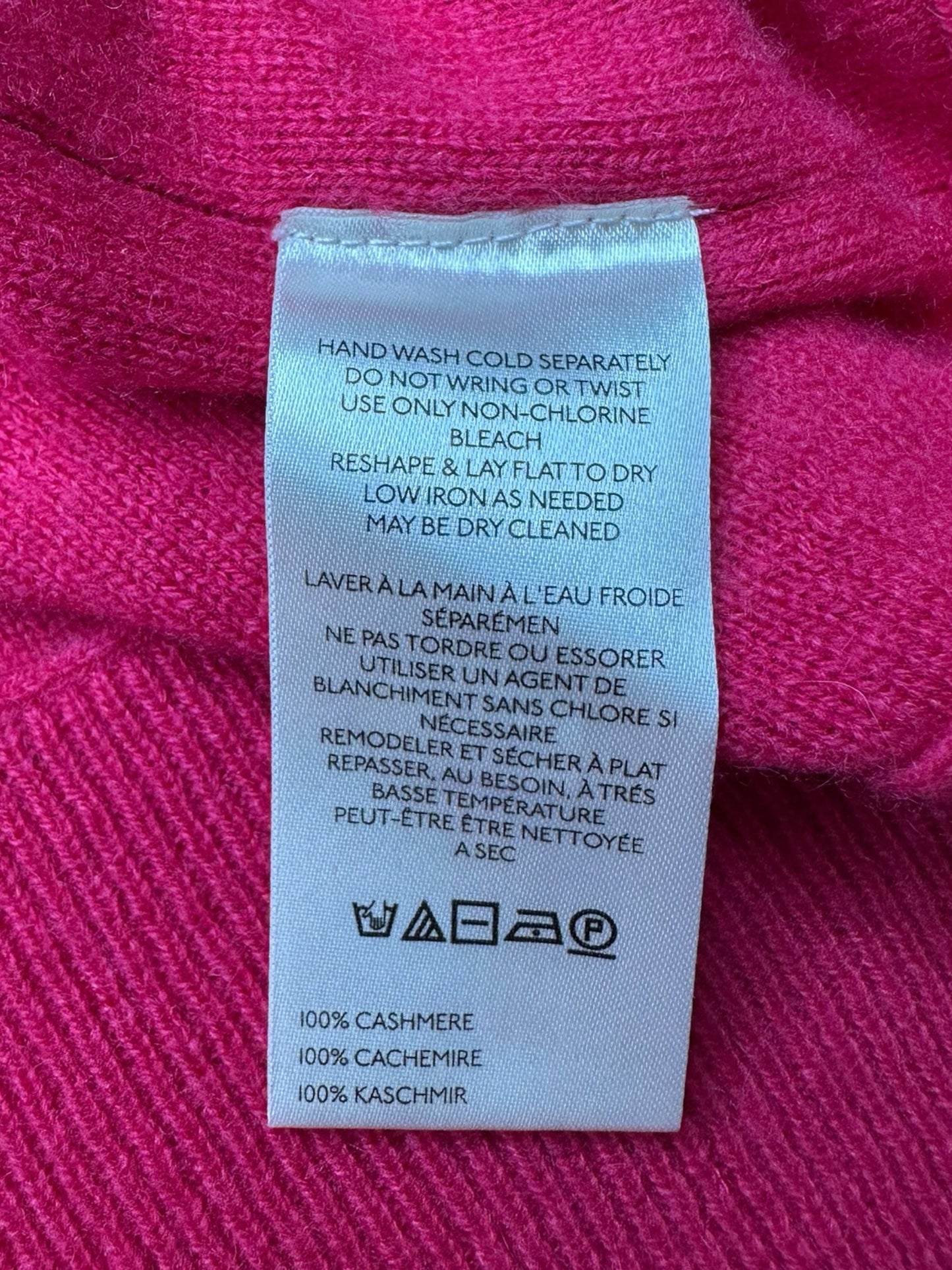 Free People Pink 100% Cashmere Sweater Size S