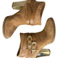 JIMMY CHOO Brown Suede Melba Booties Size 37