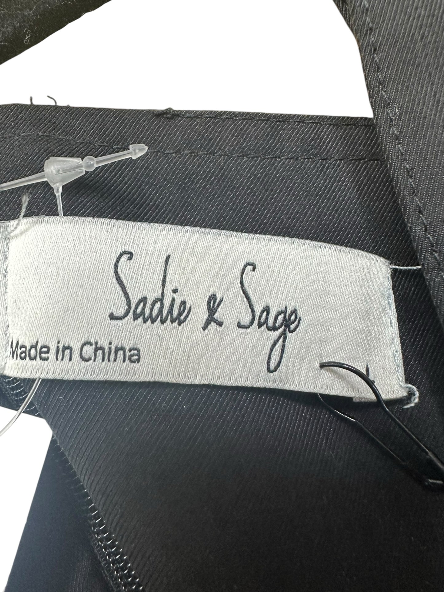 Sadie & Sage NWT Black Midi Dress Size L
