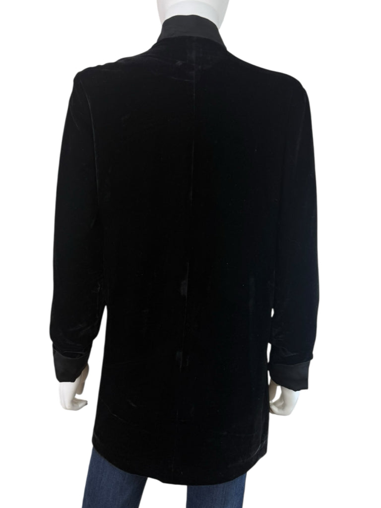 BB DAKOTA NWT Black Velvet Dreams Blazer Size S
