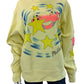 Madhappy Yellow Apple Pan Pie Fleece Sweat Shirt Size S