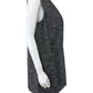 EILEEN FISHER Black Organic Cotton Tweed Vest Size XS Vest