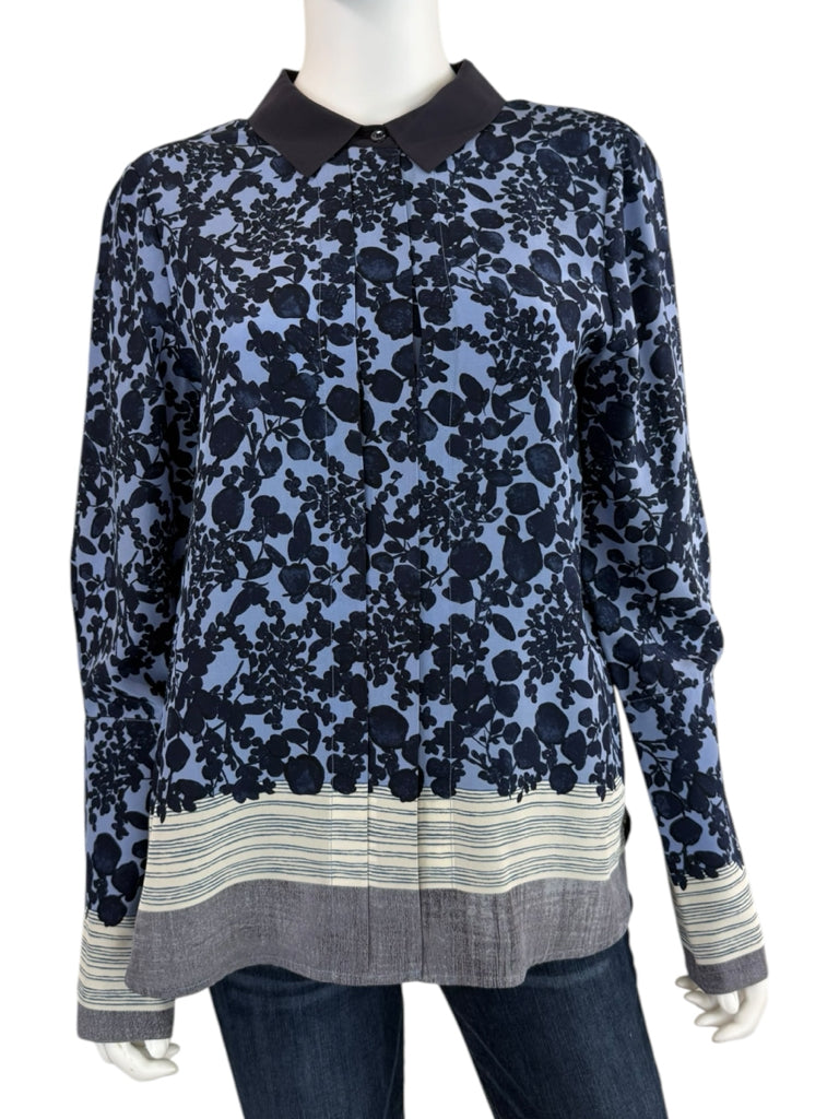 Tory Burch Size 10 Button-Down Shirt