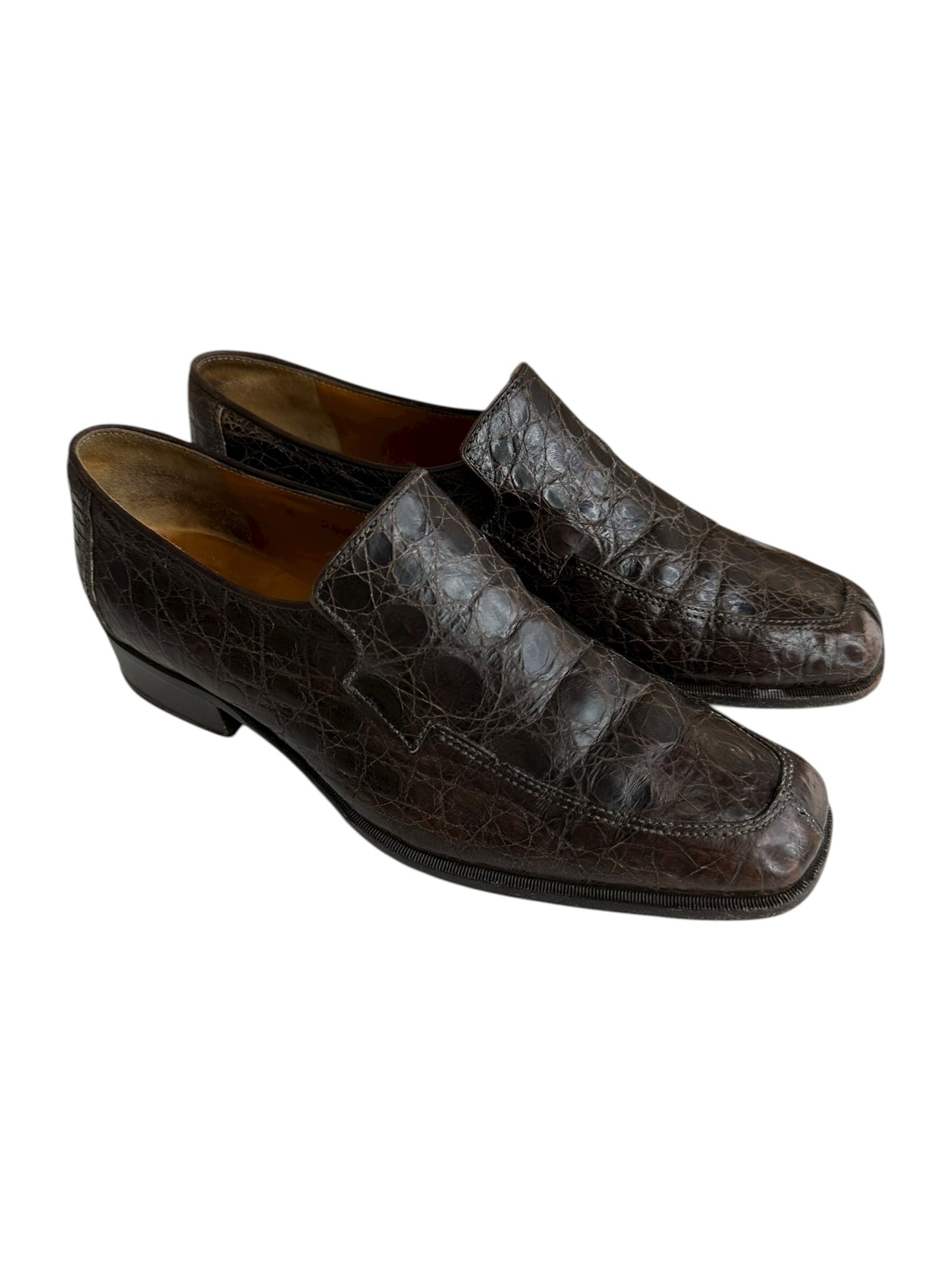 Ralph Lauren Collection Brown Leather Loafers Size 6.5