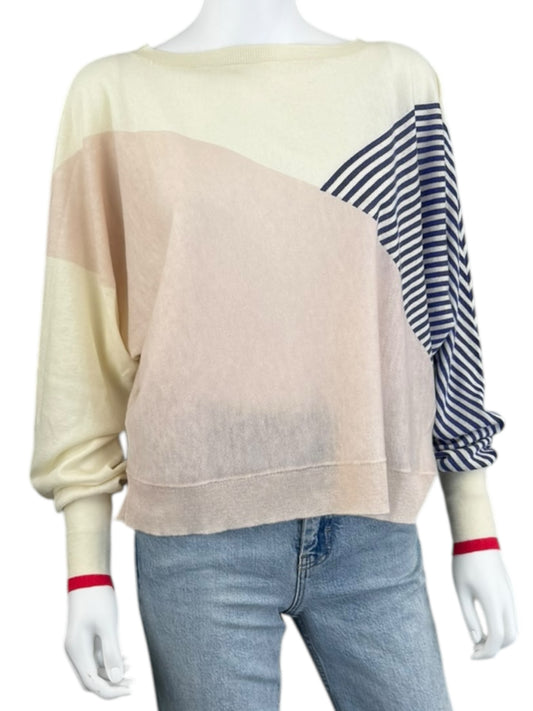 SUNDRY Colorblock Wool Sweater Size M