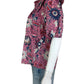 LOFT Pink And Blue Blouse Size XS