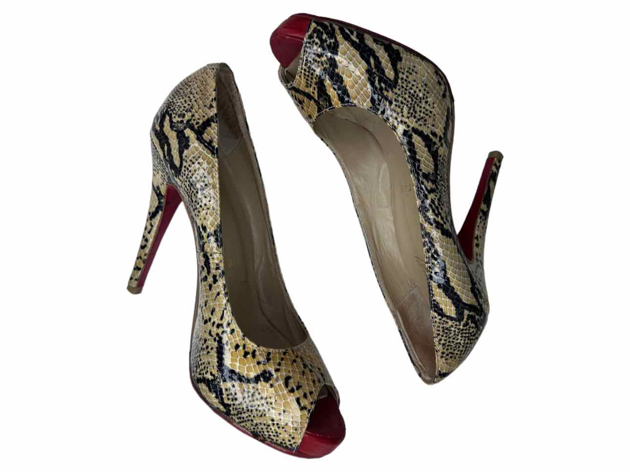 Christian Louboutin Lady Python Stiletto Pumps Size 38