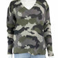 360 CASHMERE Camo Sweater Size XS