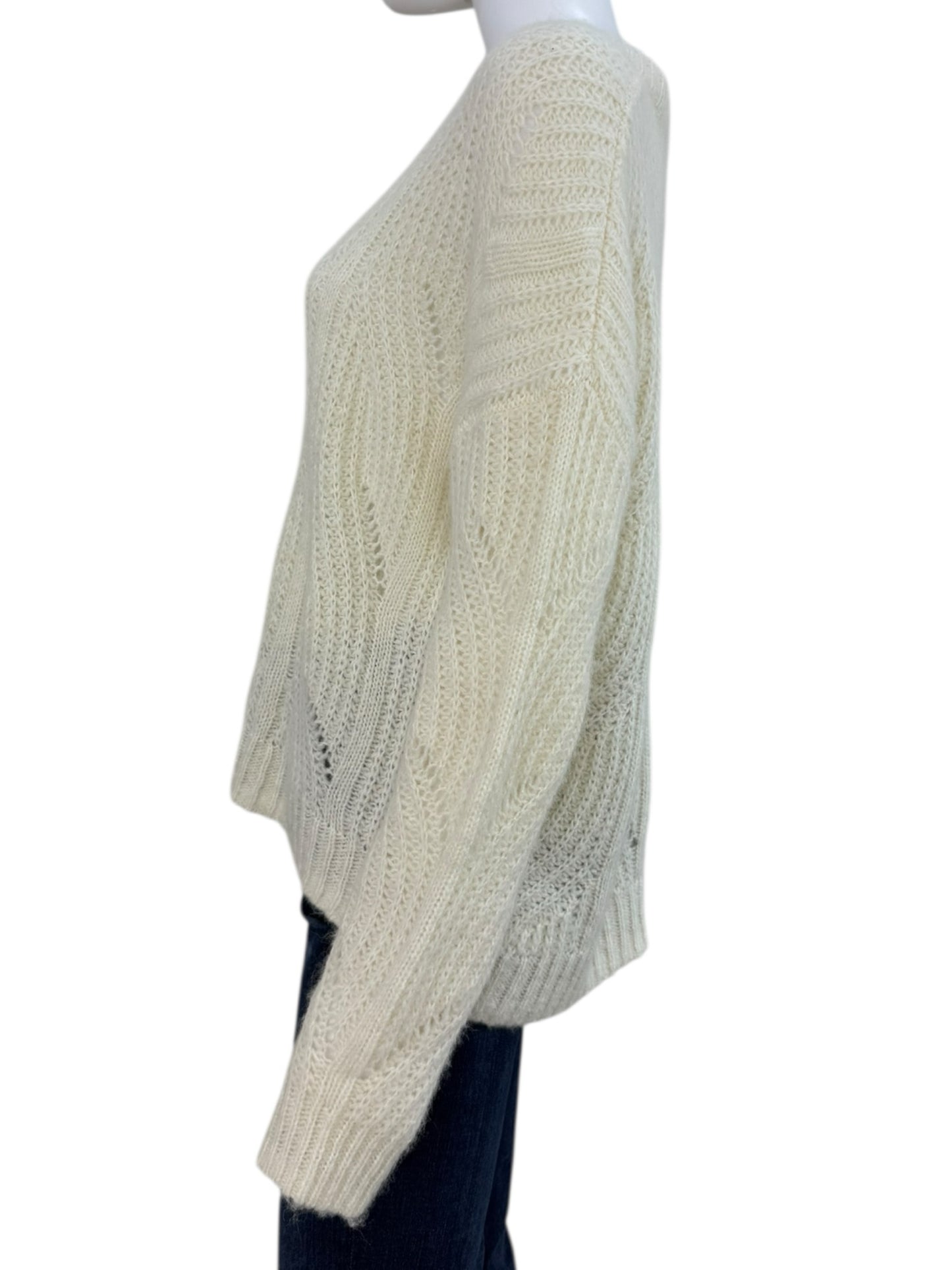 Madewell White Sweater Size S