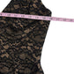 DRESS THE POPULATION Black Lace Cocktail Dress Size M