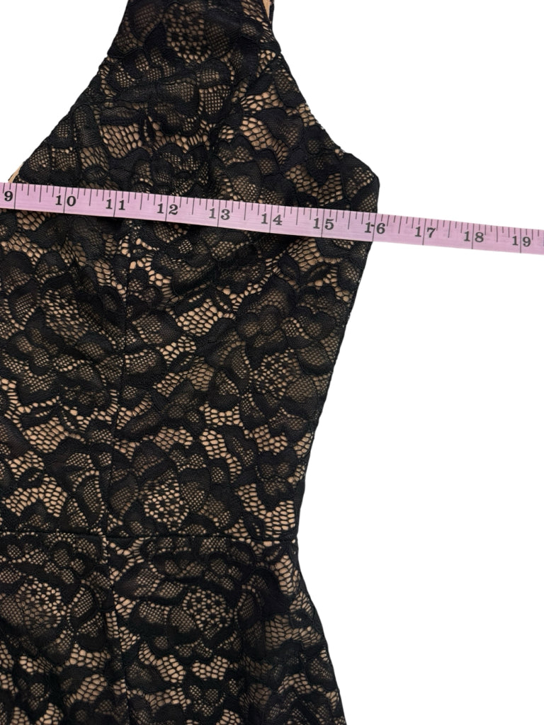 DRESS THE POPULATION Black Lace Cocktail Dress Size M