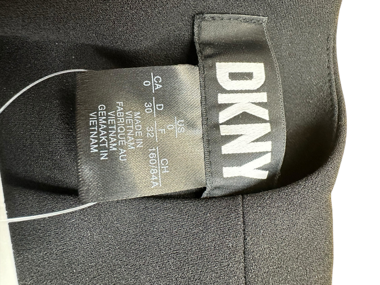 DKNY Black Mini Dress Size 0