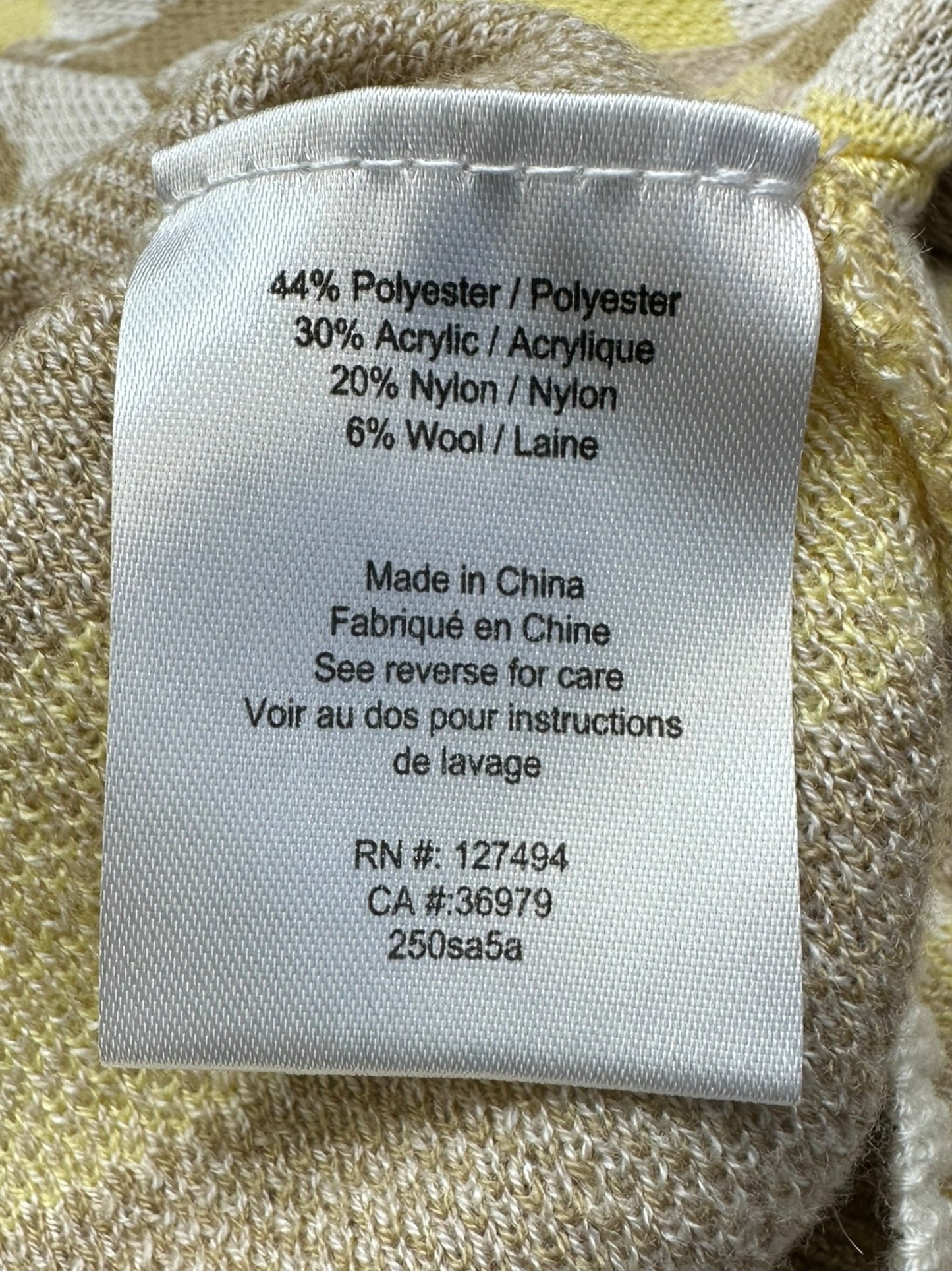 heartloom NWT Argyle Sweater Cardigan Size L