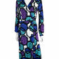 ETCETERA Abstract Print Wrap Dress Size 2