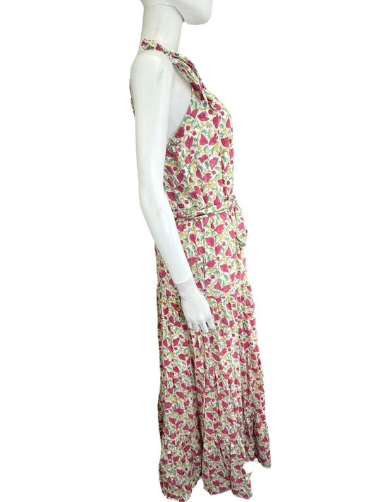 BEAU & RO Multi Colored Floral Maxi Size M