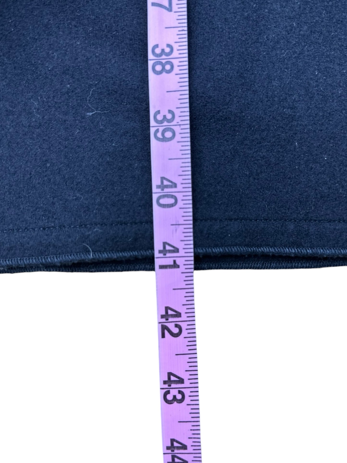 EILEEN FISHER Black 100% Wool Midi Dress Size L