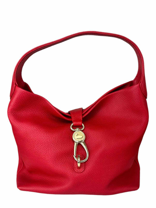 Dooney & Bourke Florentine Logo Lock Shoulder Bag in Red