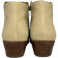 Jack Rogers Cream Suede Bailee Booties Size 9