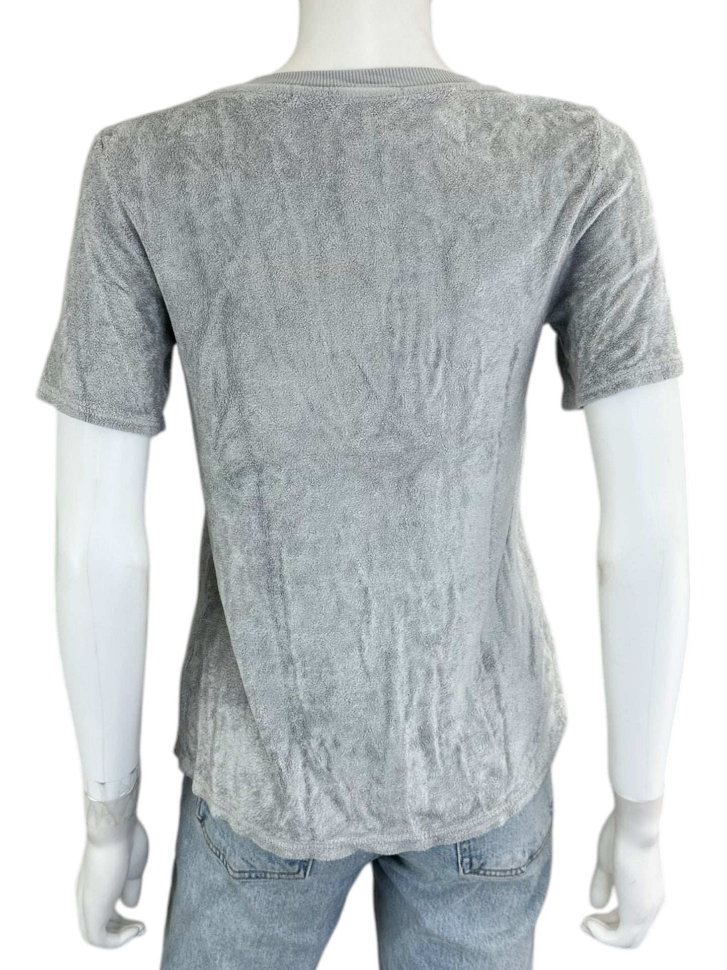 Michael Stars Gray Terrycloth Top Size xsp