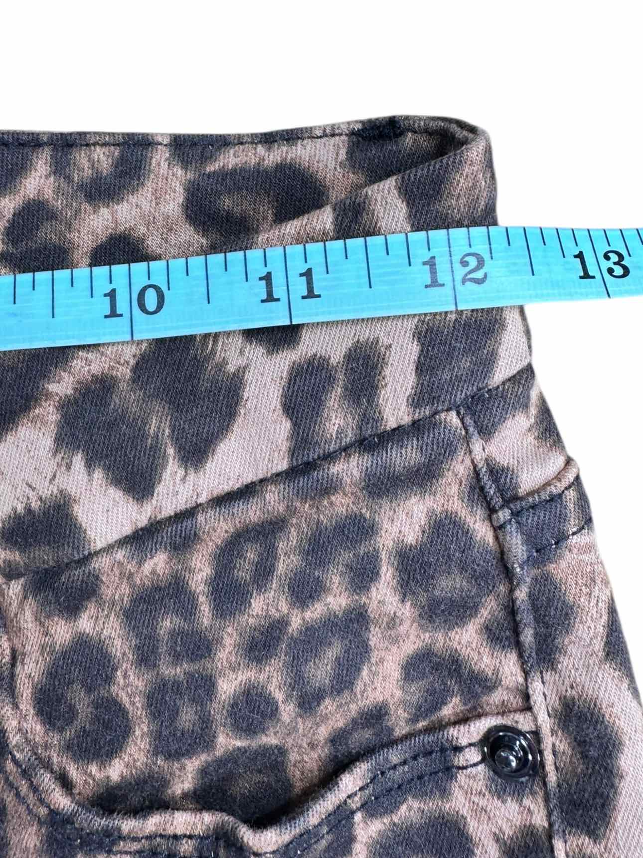 GOOD AMERICAN Cheetah Skinny Jeans Size 25