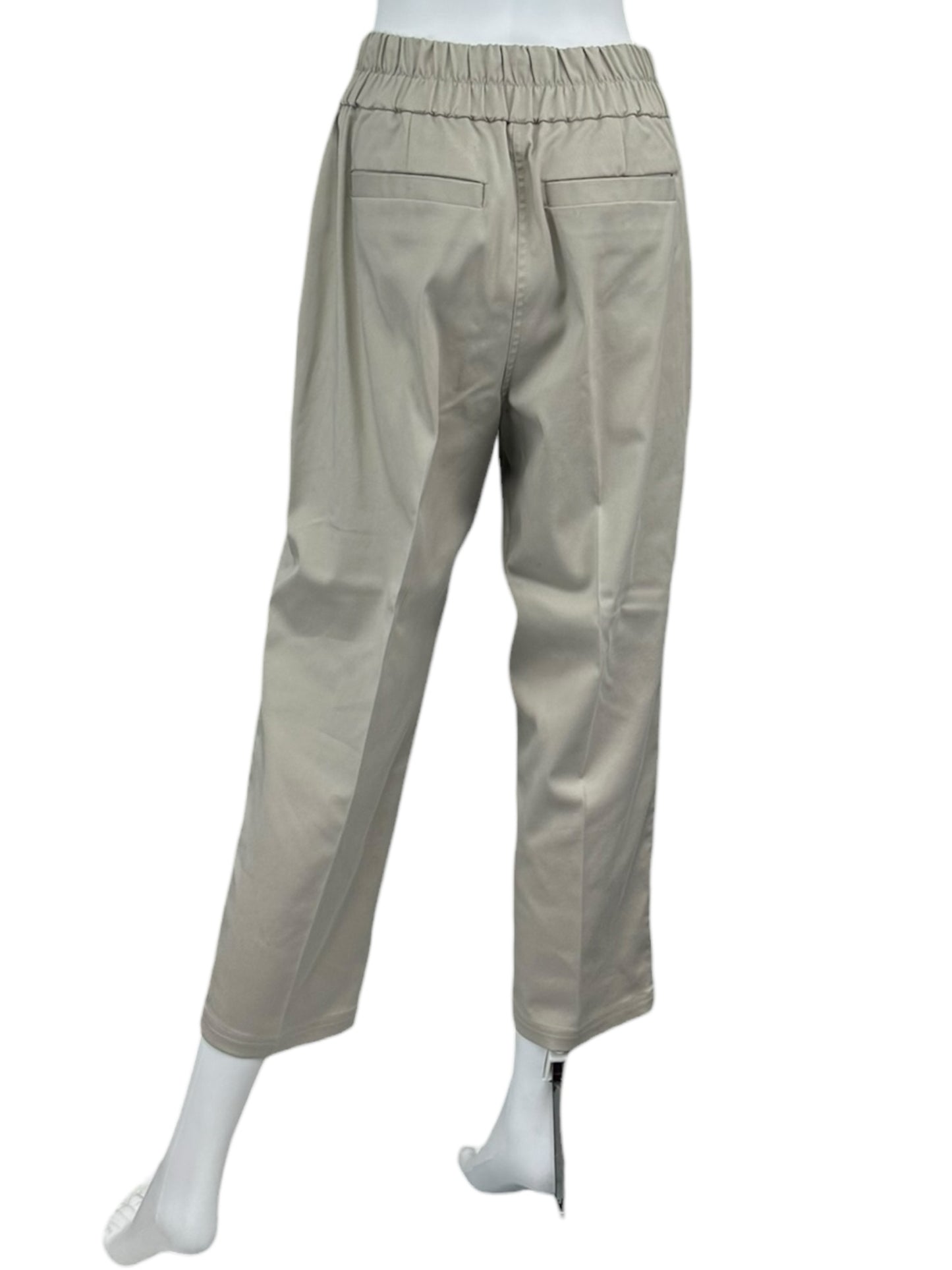 BROCHU WALKER Khaki Straight Leg Cropped Pants Size S