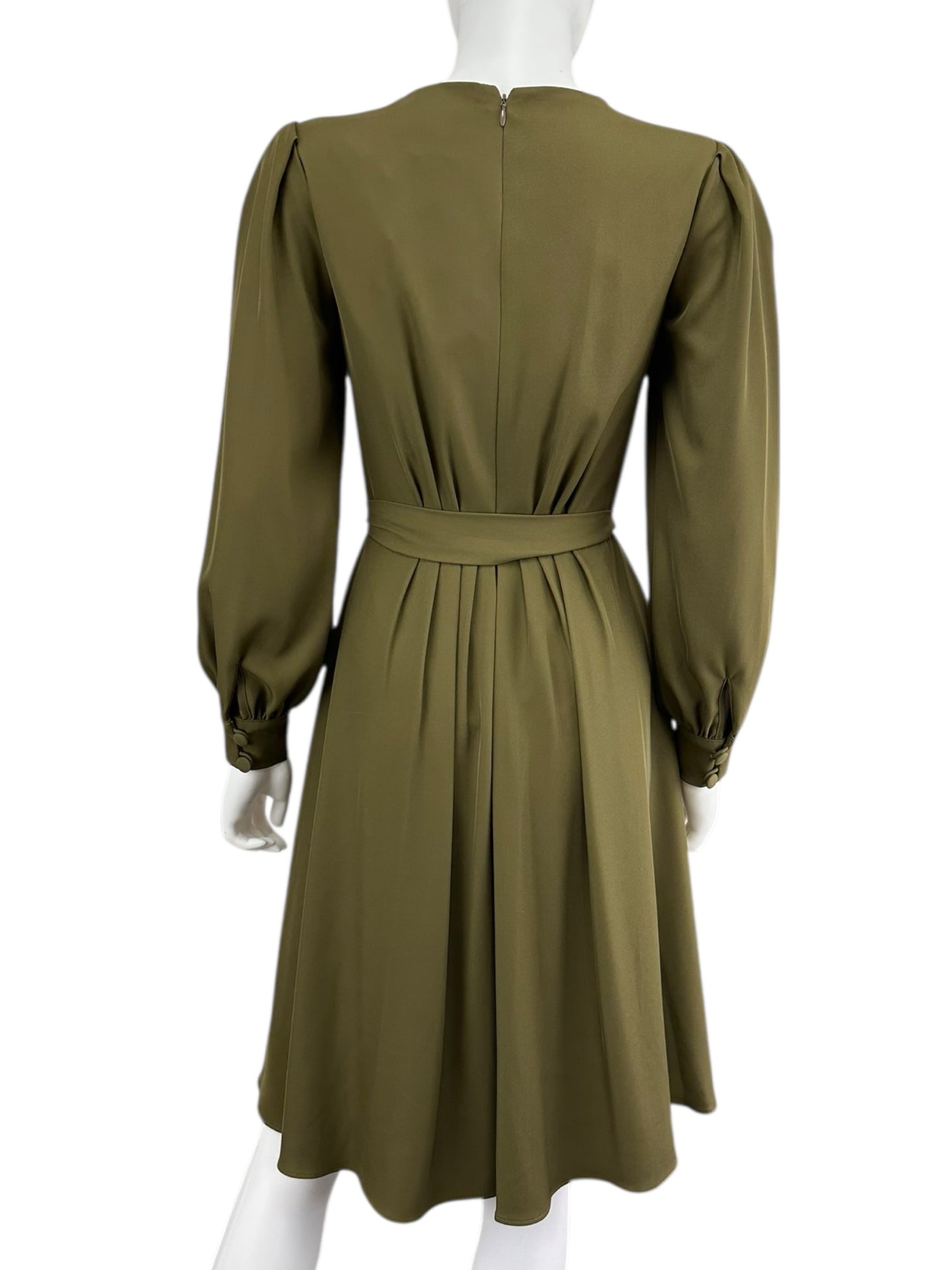Gal Meets Glam Olive Midi Dress Size 0