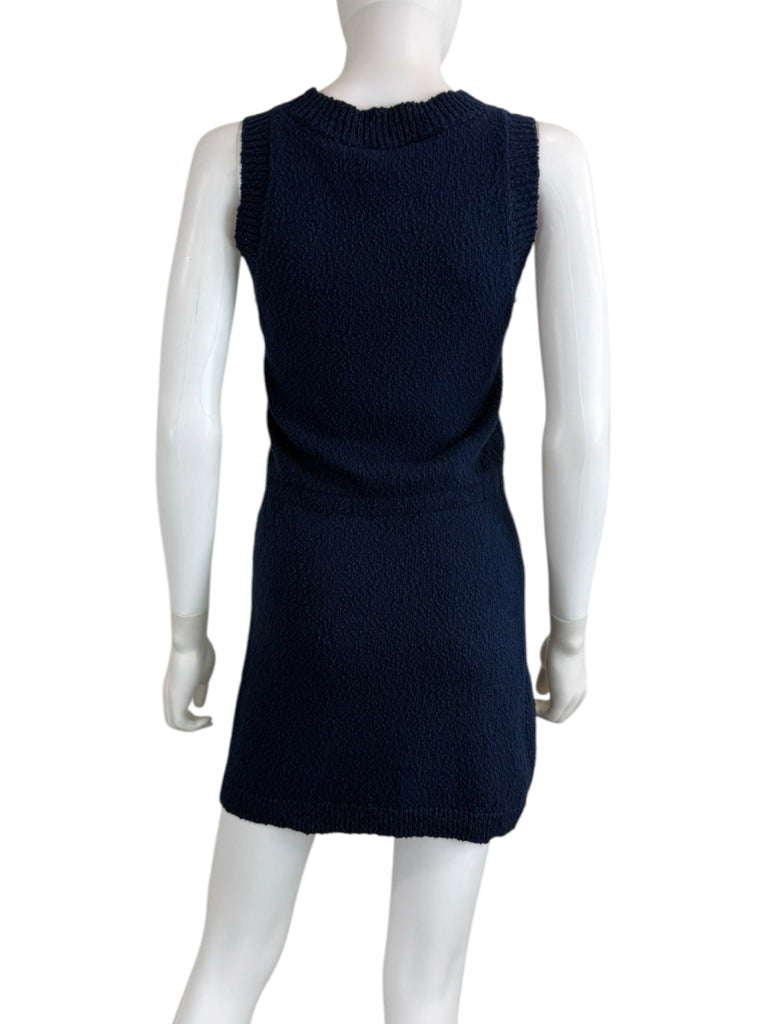 sundays NWT Navy Allison Sweater Mini Dress Size XS
