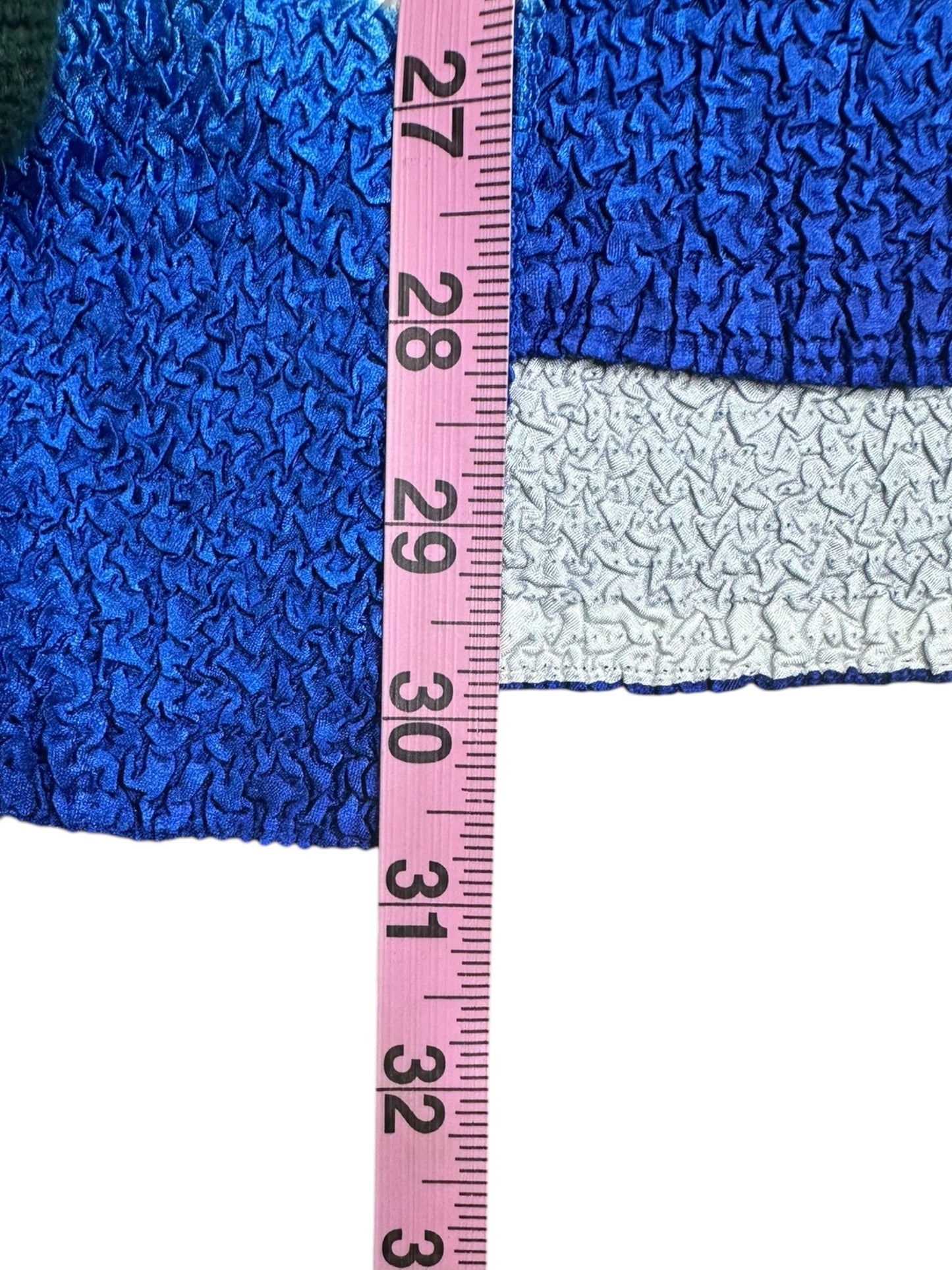 chicos Blue Crinkle Casual Jacket Size L