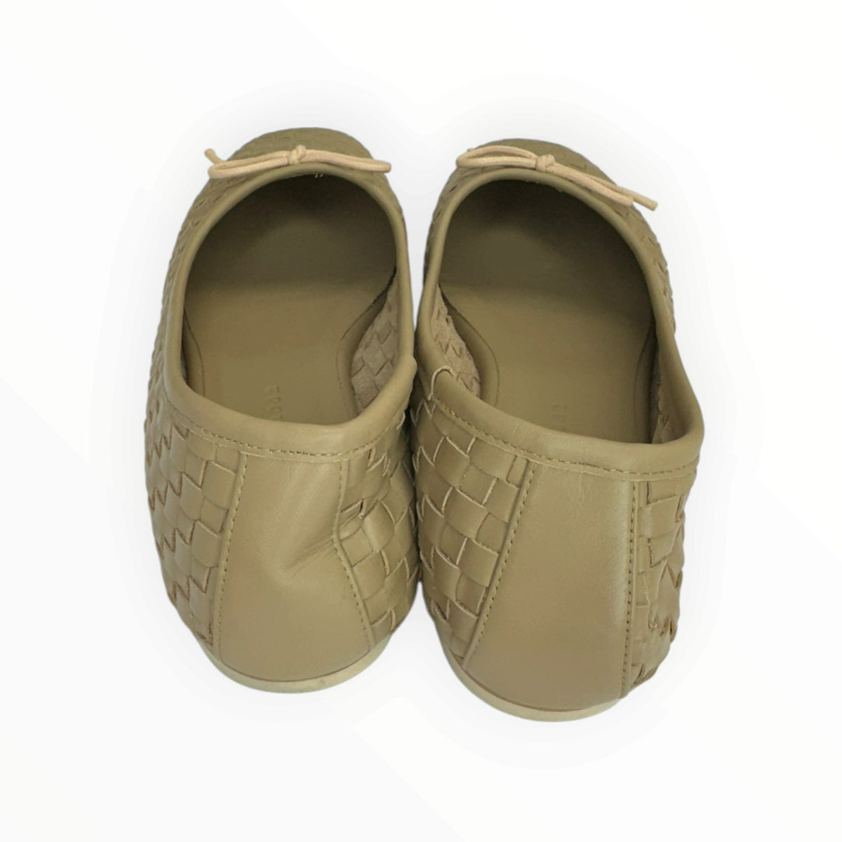Freda Salvador Beige Jada Square Toe Ballet Flats Size 8.5