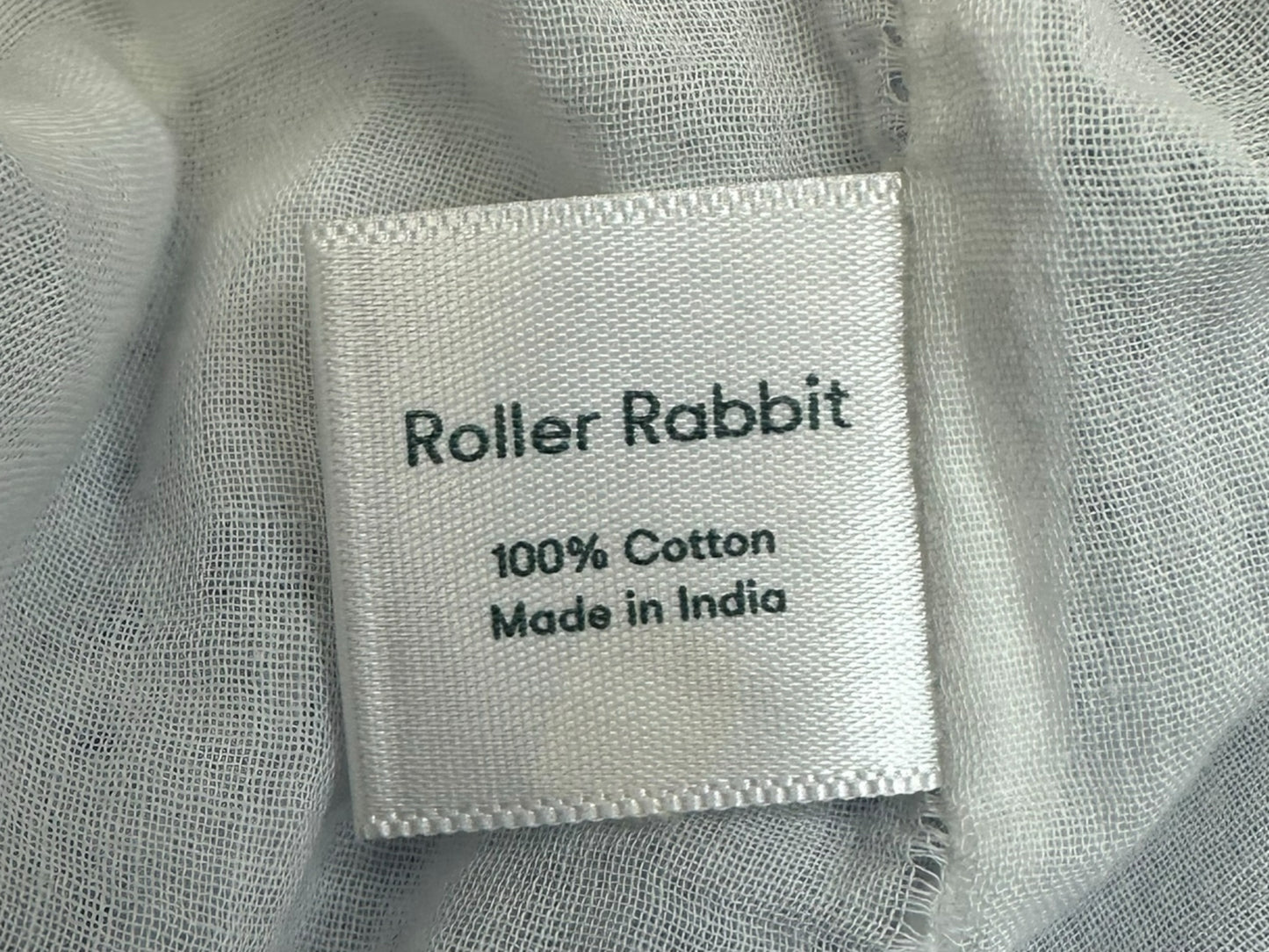 Roller Rabbit Blue 100% Cotton Midi Dress Size M