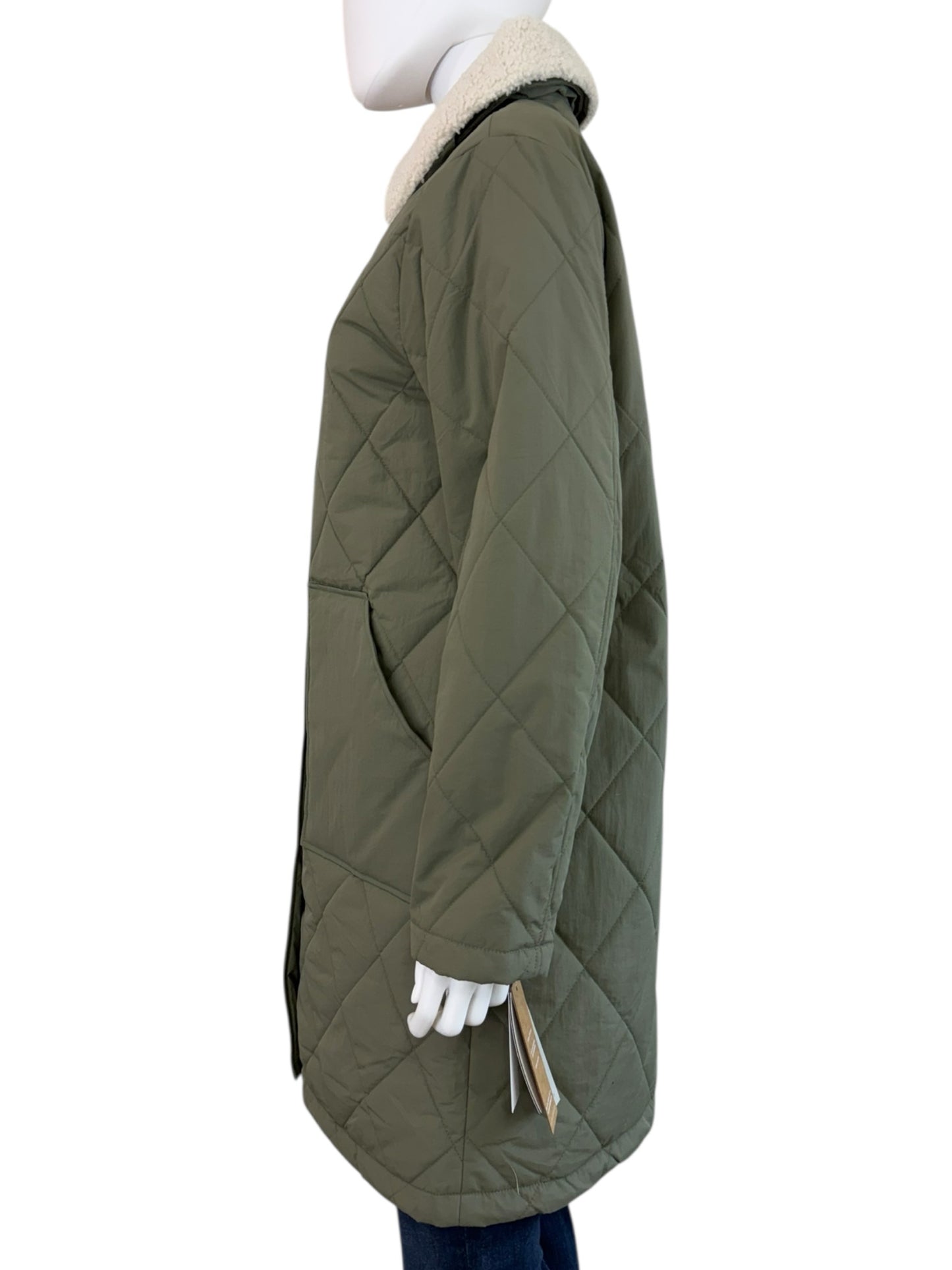 Sanctuary NWT Sage Green Quilted Jacket Size S