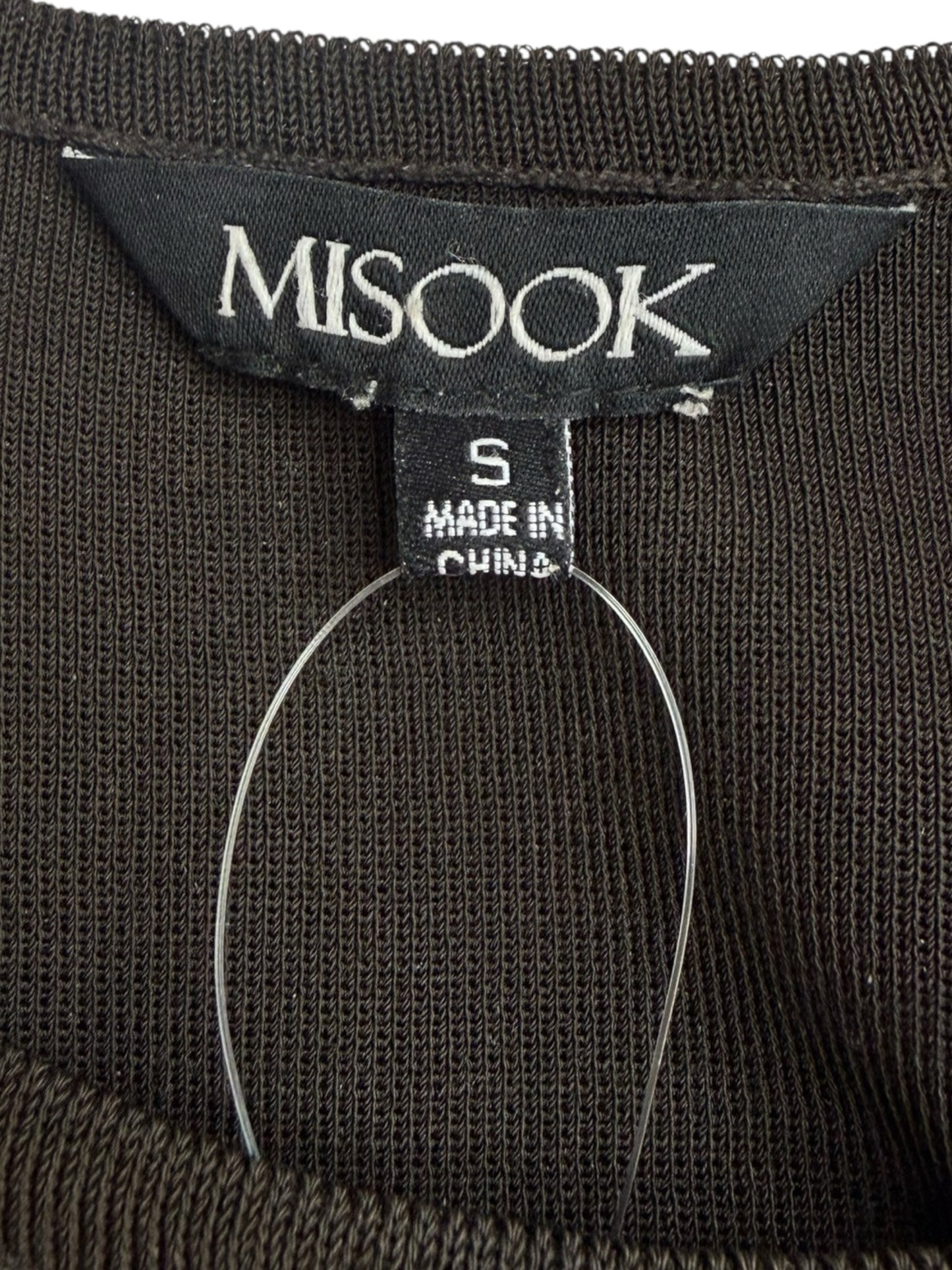 Misook Brown Knit Shell Size S