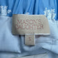 MASON'S DAUGHTER 100% Cotton Blue Polka Dot Maxi Skirt Size S