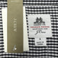 J. Crew Black Gingham Check Button-Down Size 4