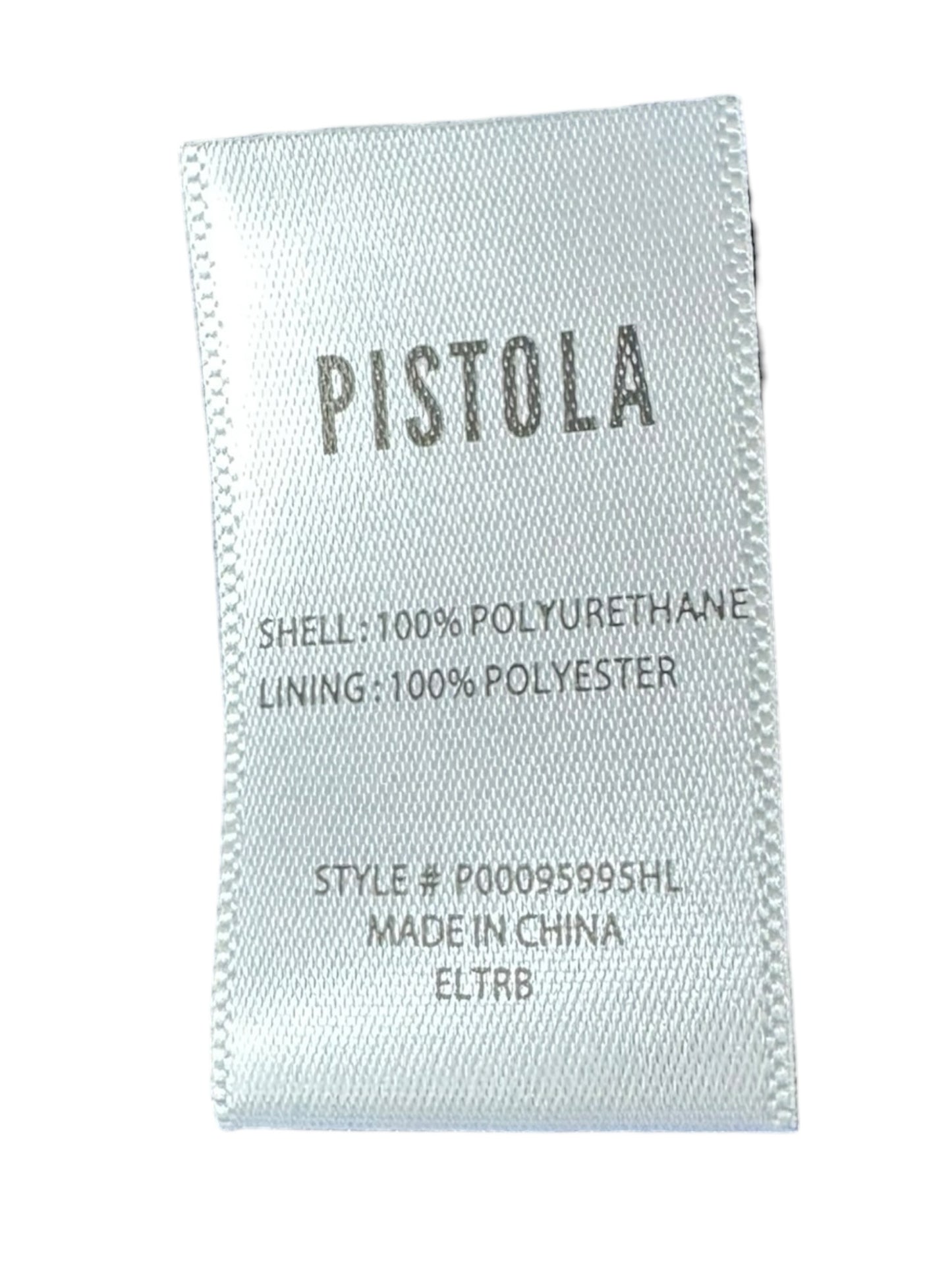 PISTOLA Electric Blue Vegan Leather Tracy Moto Jacket Size L