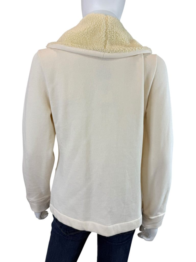 LRL Lauren Jeans Co. NWT Cream Sherpa Jacket Size PL