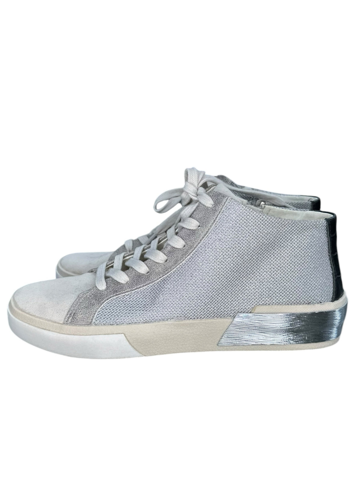 Dolce Vita Silver 'Zoel' Sneakers Size 8