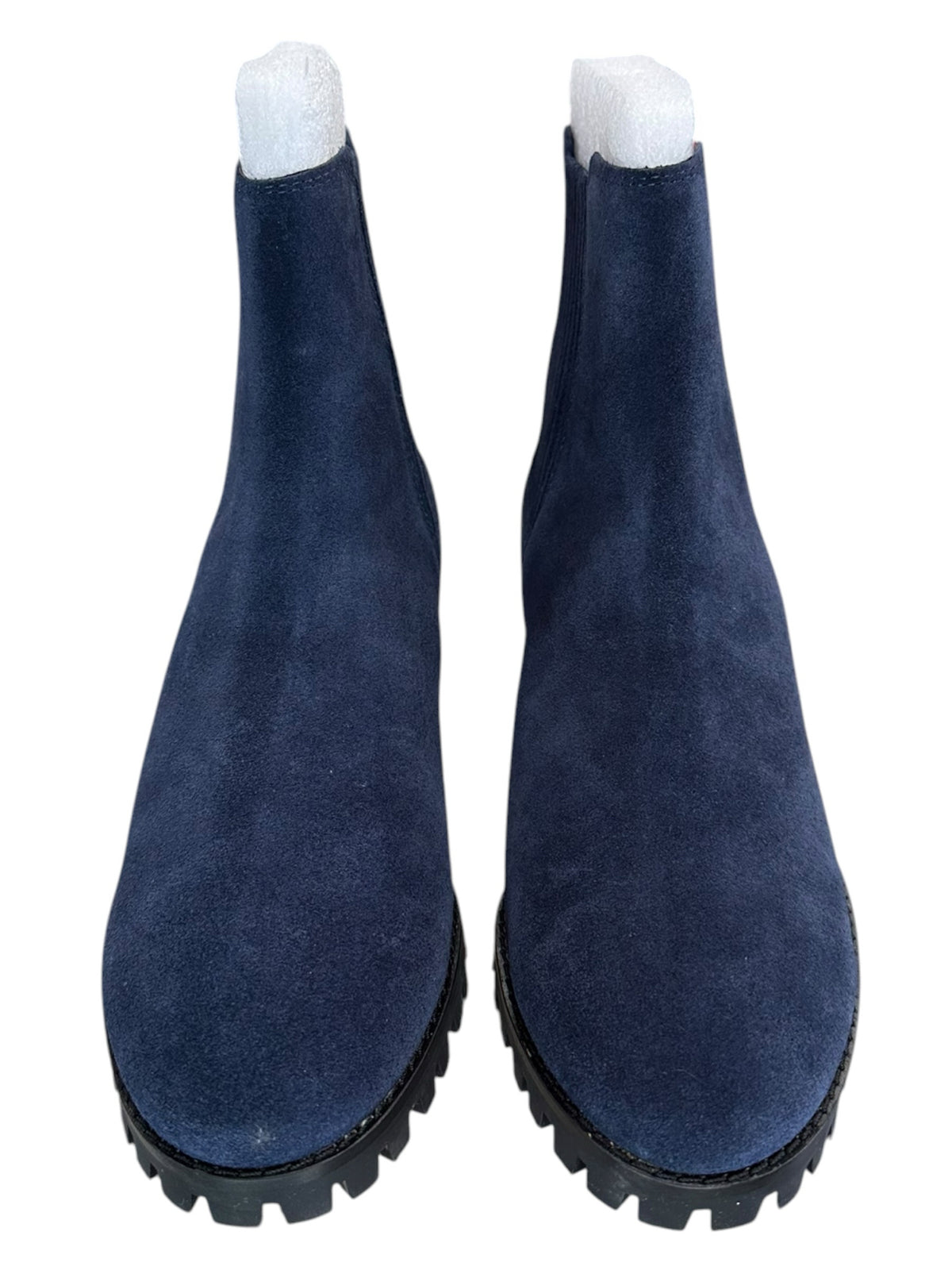 Talbots New Navy Blue Tish Suede Ankle Booties Size 6.5
