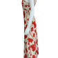 Greylin Red and Cream Casual Dress Size XS